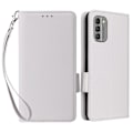 Miniatyrbild 1 av 5: För Nokia G310 PU Läder Mobiltelefonfodral Plånboksställ Anti-Fingeravtrycksskydd Multicolor Style C
