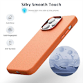Miniatyrbillede 4 af 5: Til iPhone 12 Pro Max Case PC+PU Læder Anti-Drop Telefon Cover Kompatibel med MagSafe Multicolor Style D