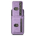 Miniatyrbild 5 av 5: SUTENI H02 Fodral för iPhone 13 Pro Max 6,7 tum PU Läder+TPU Anti-damm Skyddsskal Multicolor Style C