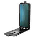 Miniatyrbillede 2 af 5: Til iPhone 14 6,1 tommer Vertikal Flip Stødsikkert Cover PU Læder Mobiltelefonetui med Kortholder Multicolor Style A