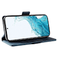 Miniatyrbillede 3 af 5: YIKATU YK-005 Til Samsung Galaxy S21 FE 5G Stand Wallet Case Hud-berørings Læder Telefon Cover Multicolor Style A