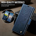 Miniatyrbild 3 av 5: För Samsung Galaxy A32 5G Fodral AUTSPACE A11 RFID-blockerande Retro Läder Mobiltelefon Plånboksfodral Multicolor Blue