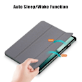 Miniatyrbilde 5 av 5: Lærnettbrettveske for OnePlus Pad/Oppo Pad 2 Tri-fold Stativ Nettbrettdeksel med Auto Wake/Sleep Multicolor Style C