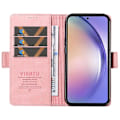 Miniatyrbild 2 av 5: YIKATU YK-005 Mobilskal för Samsung Galaxy A54 5G PU Läder Skin-touch Plånboksställ Skydd Multicolor Style G