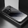 Miniatyrbild 2 av 5: Mobilskal för OnePlus 11 5G, Härdat Glas+PC+TPU Stjärnhimmel Mönster Tryck Skyddande Skal Multicolor Style F