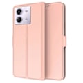 Pikkukuva 1 / 5: Xiaomi Poco M7 Pro 5G -kotelo, iskunkestävä TPU-sisäkuori, nahkainen puhelinkotelo korttipaikalla Multicolor Rose Gold