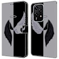 Pikkukuva 1 / 5: For Honor 200 Lite Lompakkokotelo Magneettilukolla 3D-kuvioitu Nahkainen Puhelinkotelo Multicolor Style N