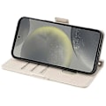 Miniatyrbillede 4 af 5: Læder Wallet Case med RFID-blokering og stativfunktion samt håndrem til Samsung Galaxy S25 Multicolor Style C