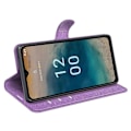 Pikkukuva 3 / 5: PU-nahkakuori Nokia G22 -puhelimelle, naarmuuntumaton suojakotelo lompakolla ja jalustalla Multicolor Style H