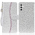 Pikkukuva 1 / 5: Samsung Galaxy S23 FE -kotelo PU-nahkainen lompakkokorttipaikka kimalteleva puhelinkotelo Multicolor Style C