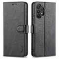 Miniatyrbillede 1 af 5: AZNS PU Læder Wallet Stand Telefon Cover Shell til Samsung Galaxy A32 4G (EU Version) Multicolor Style B