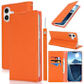 Miniatyrbillede 5 af 5: Læder Wallet Case til iPhone 16 Plus med Litchi Tekstur Multicolor Style F