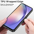 Miniatyrbild 2 av 5: För Samsung Galaxy A54 5g Anti-halk phone case Pu Läder Soft Tpu Stötsäkert cover Black