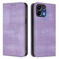 Miniatyrbillede 1 af 5: For Oppo K13 5G Wallet Cases Retro Tekstur RFID-blokering Læder Telefon Cover Multicolor Light Purple