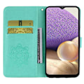 Pikkukuva 2 / 5: Samsung Galaxy S23 FE -kotelolle Pöllökuvioitu PU-nahkainen puhelinkotelo lompakkotelineellä Multicolor Style D