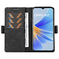 Pikkukuva 2 / 5: YIKATU YK-005 Oppo A17 4G PU-nahkainen, ihoa myötäilevä puhelinkotelo lompakolla, jalustalla ja iskunkestävällä suojalla Multicolor Style E