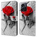 Pikkukuva 1 / 5: Xiaomi Redmi Note 12 4G -puhelimen suojakotelo, iskunkestävä, nahkainen, kääntyvä lompakkokotelo Multicolor Style H