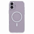 Miniatyrbild 3 av 5: X-LEVEL Crystal Clear Series Skal för iPhone 16 Plus TPU+PC Telefonskal Kompatibelt med MagSafe - Grå Multicolor Transparent