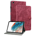 Miniatyrbilde 1 av 5: For Samsung Galaxy Tab A9 Lærdeksel Søtt Tigeravtrykk Justerbart Stativ Nettbrettveske Multicolor Style G