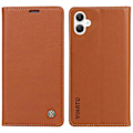 Miniatyrbild 1 av 5: YIKATU YK-001 Fodral för Samsung Galaxy A06 Ställ Läder Telefonskydd Stark Magnetisk Stängning Multicolor Brown