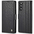 Miniatyrbillede 1 af 5: LC.IMEEKE Stand Wallet Funktion PU Læder Folio Flip Telefon Cover til Samsung Galaxy S22+ 5G