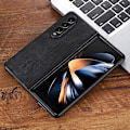 Miniatyrbild 4 av 5: AZNS Telefonfodral för Samsung Galaxy Z Fold4 5G Präglat Mönster PU Läderbelagd TPU Baksida Multicolor Style C