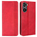 Miniatyrbild 1 av 5: För Zte Blade V40 Design Pu Läderställ Phone Case Retro Cover Red