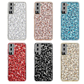 Pikkukuva 2 / 2: Kimaltavat paljetit, pinnoitettu TPU-kehys + PC-hybridikuori Samsung Galaxy S21 4G/5G -puhelimelle Multicolor Style F