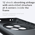 Miniatyrbilde 2 av 5: Frosted deksel TPU+PC med airbag-beskyttelse for OnePlus 12 5G