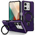 Pikkukuva 1 / 5: Xiaomi Redmi Note 13 5G -puhelimen kotelo, jossa sormuspidike ja jalusta, TPU+PC-puhelinkuori Multicolor Style A