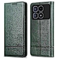 Pikkukuva 1 / 5: AZNS Xiaomi Redmi K70 Ultra -kotelo, lehmännahkajäljitelmä PU-nahkainen lompakkokotelo- Multicolor Green