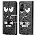 Pikkukuva 1 / 5: Xiaomi Redmi Note 12S 4G -puhelimelle kuvioitu nahkainen suojakotelo lompakolla ja jalustalla Multicolor Style C