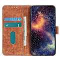 Miniatyrbillede 2 af 5: KHAZNEH Til Oppo A78 4G Anti-Ridse Shell Wallet Telefon Cover Retro Tekstur PU Læder Stand Case Multicolor Style A