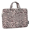 Miniatyrbillede 2 af 5: Type A CANVASARTISAN H31-B01 13\" Leopard Print Laptop Sleeve Lynlåslukning Robust