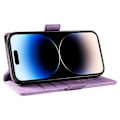 Pikkukuva 3 / 5: YIKATU YK-005 iPhone 14 Pro Folio Flip -suojakotelo PU-nahkaa, pehmeäpintainen jalustallinen lompakkokotelo Multicolor Style B
