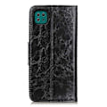 Pikkukuva 5 / 5: Lompakkoteline jaettu nahkainen puhelinkotelo Samsung Galaxy A22 5G:lle (EU-versio)