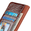 Miniatyrbild 5 av 5: För Samsung Galaxy A15 4G Fodral Nappa Textur Delat Läder Telefonställ Skydd med Plånbok Multicolor Style D