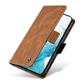 Miniatyrbillede 5 af 5: YIKATU YK-005 Til Samsung Galaxy S21 FE 5G Stand Wallet Case Hud-berørings Læder Telefon Cover Multicolor Style C