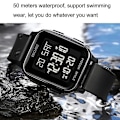 Miniatyrbild 5 av 5: Skmei 1858 Square Digital Dual Display Watch Red