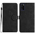 Miniatyrbillede 1 af 5: Cover til Samsung Galaxy A41 (Global Version) Blomster Præget Stand Telefonpung Læder Etui Multicolor Style D