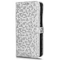 Miniatyrbild 5 av 5: För Oppo A38 4G Fodral PU Läder Präglat Vikbart Ställ Mobiltelefon Skal Multicolor Style B