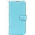 Miniatyrbillede 5 af 5: Læder telefoncover med pung og litchi-tekstur til iPhone 16 Multicolor Style E