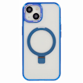 Pikkukuva 1 / 5: Läpinäkyvä TPU+PC suojakuori iPhone 15 Plus -puhelimelle, näkymätön jalusta ja magneettinen puhelinkuori Multicolor Style E