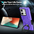 Pikkukuva 4 / 5: Xiaomi Redmi Note 13 5G -puhelimen kotelo, jossa sormuspidike ja jalusta, TPU+PC-puhelinkuori Multicolor Style H