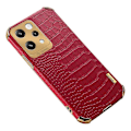Pikkukuva 1 / 2: Xiaomi Redmi 12 4G -kotelo, galvanoidulla krokotiilinnahkakuvioisella nahka+TPU-puhelinkuorella Multicolor Style C