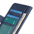 Miniatyrbillede 4 af 5: Til iPhone 15 Plus Anti-Støv Stand Telefon Cover Ko Læder Tekstur PU Læder Wallet Cover
