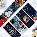 Miniatyrbillede 3 af 3: TPU Telefoncover til Honor Play 60 Plus 5G/200 Smart 5G/Play 9T/X7c 4G Festligt Julemønster Multicolor Style C