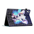 Miniatyrbillede 4 af 5: Stødsikkert PU læder flip cover til Lenovo Tab M10 HD Gen 2, anti-drop tablet shell Multicolor Elephant