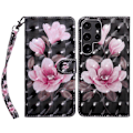 Pikkukuva 1 / 5: Samsung Galaxy S24 Ultra -kotelo 3D-kuviopainatuksella, nahkainen lompakkokotelo Multicolor Style I
