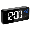 Miniatyrbillede 2 af 5: Stort digitalt vækkeur til synshandicappede - Stort elektrisk ur til soveværelse, Jumbo nummerdisplay, Fuldt dæmpbar lysstyrke, USB-porte,